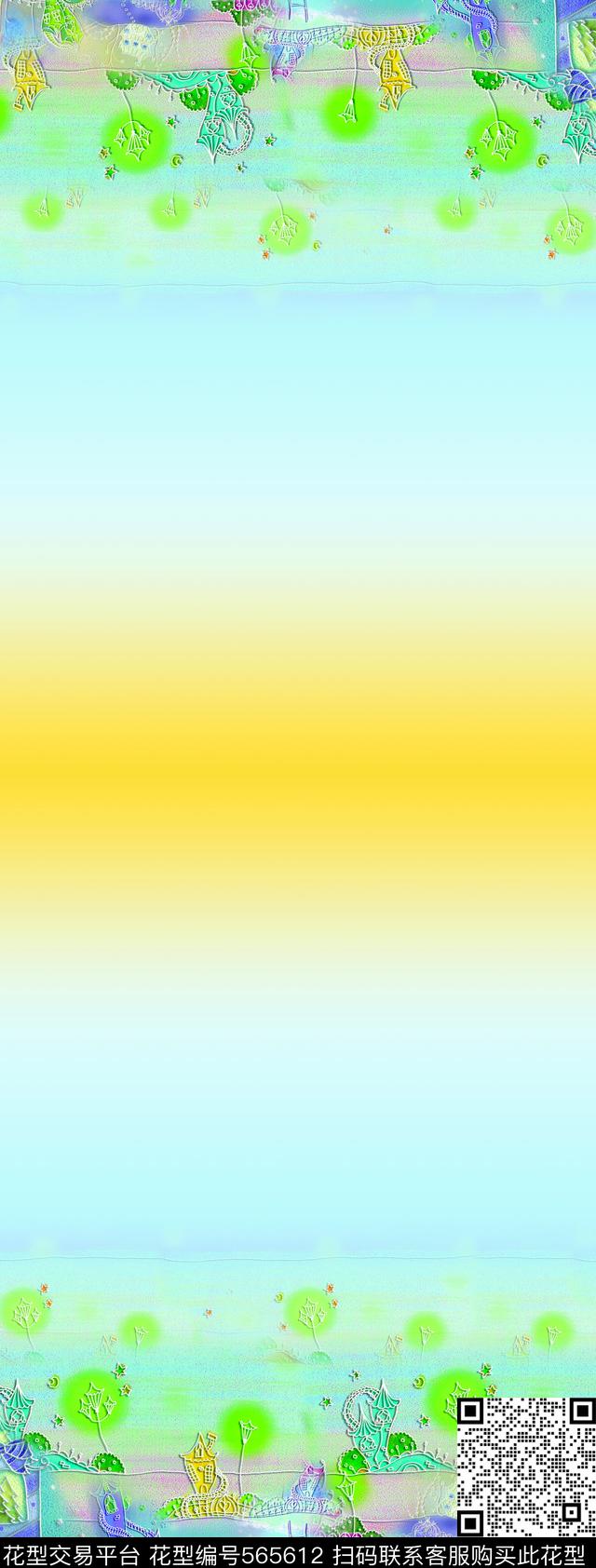 双边定位卡通数码印花华亿平台下载（图片编号: 565612） - 瓦栏（Walan）