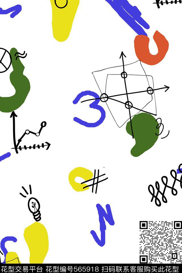 原创L.D~手绘L.D~趣味传统印花华亿平台下载（图片编号: 565918） - 瓦栏（Walan）