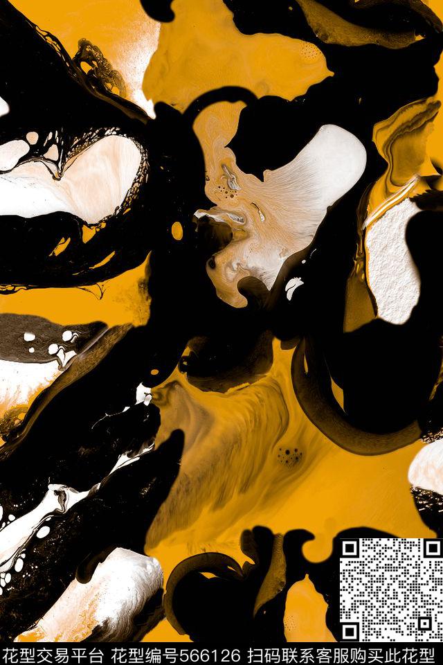 抽象肌理笔刷笔刷数码印花华亿平台下载（图片编号: 566126） - 瓦栏（Walan）