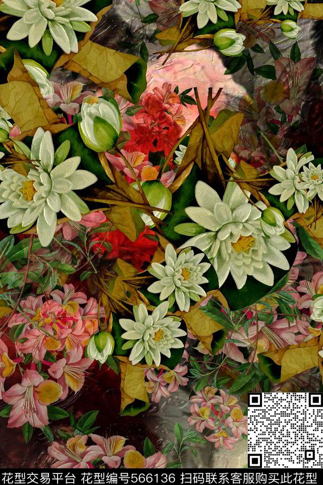 风景连衣裙半身裙民族风数码印花华亿平台下载（图片编号: 566136） - 瓦栏（Walan）