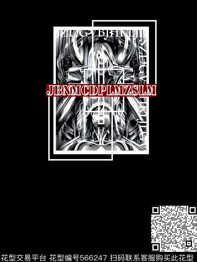 T恤卫衣印花T恤卫衣外套夹克印花机器人肌理纹数码印花华亿平台下载（图片编号: 566247） - 瓦栏（Walan）