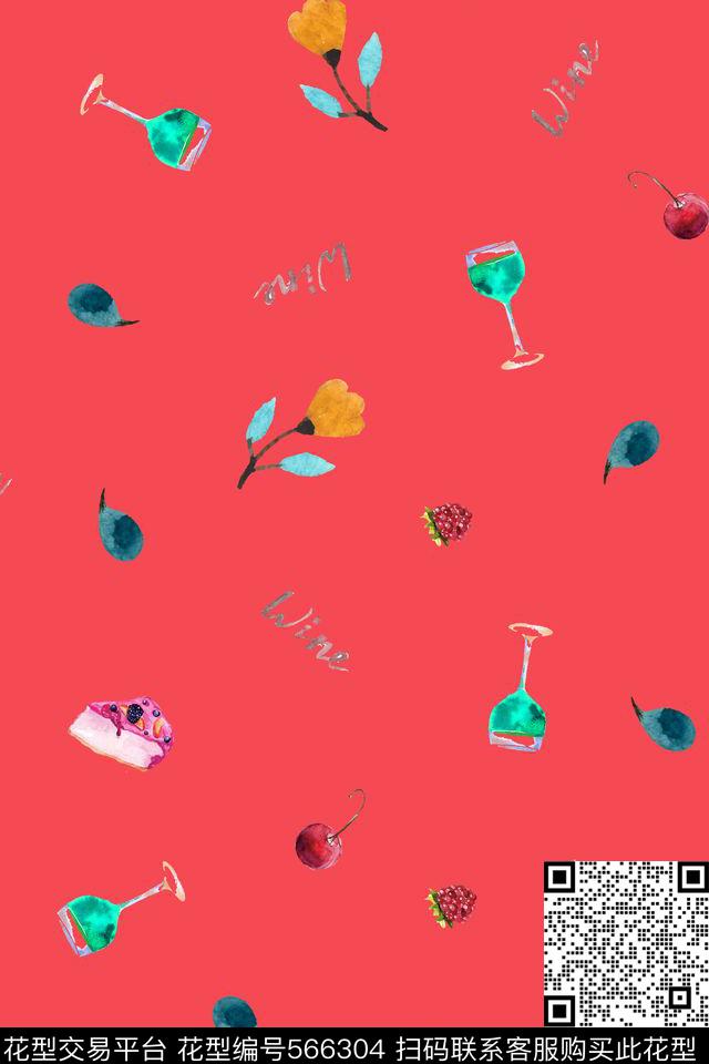 流行时尚卡通字母传统印花华亿平台下载（图片编号: 566304） - 瓦栏（Walan）