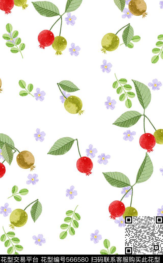 趣味印花数码印花女装连衣裙数码印花华亿平台下载（图片编号: 566580） - 瓦栏（Walan）