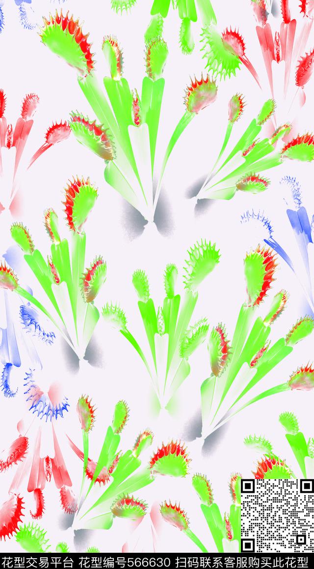 植物花卉花卉家纺数码印花华亿平台下载（图片编号: 566630） - 瓦栏（Walan）