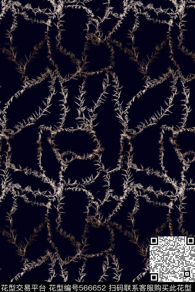 抽象交叉金属传统印花华亿平台下载（图片编号: 566652） - 瓦栏（Walan）