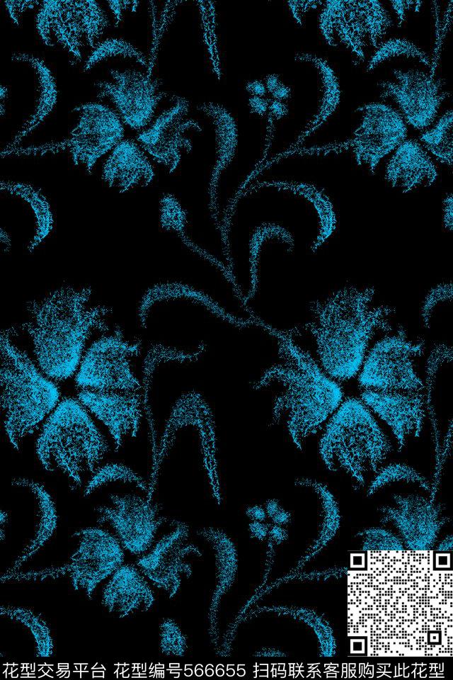 抽象符号花传统印花华亿平台下载（图片编号: 566655） - 瓦栏（Walan）