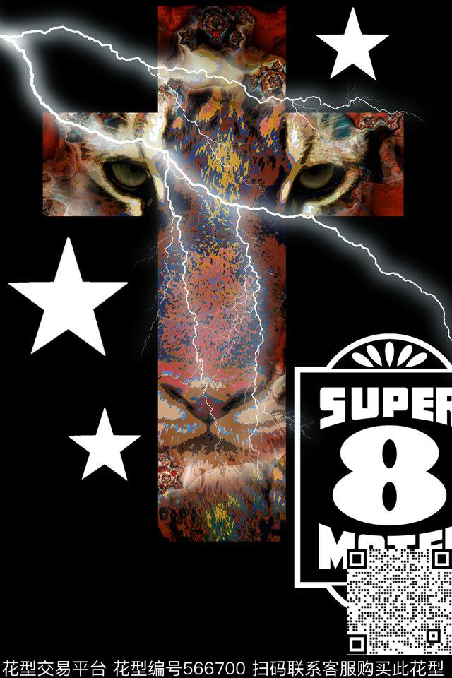 创意服装面料创意图案设计T恤数码印花华亿平台下载（图片编号: 566700） - 瓦栏（Walan）