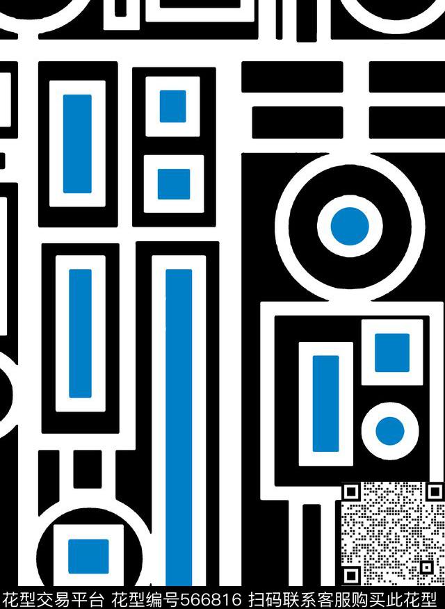 衬衣抽象单色传统印花华亿平台下载（图片编号: 566816） - 瓦栏（Walan）