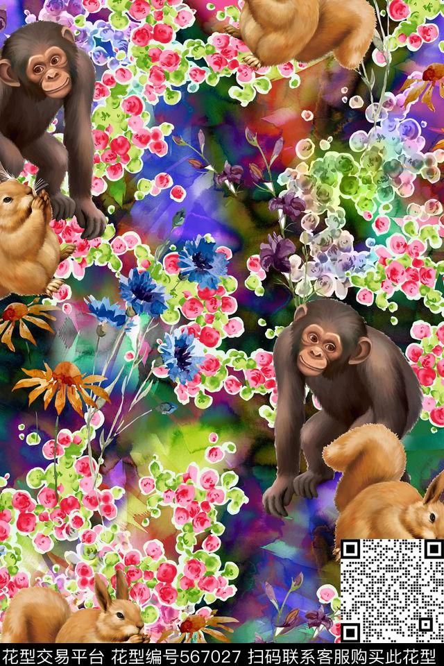 原创L.D~肌理L.D~手绘数码印花华亿平台下载（图片编号: 567027） - 瓦栏（Walan）