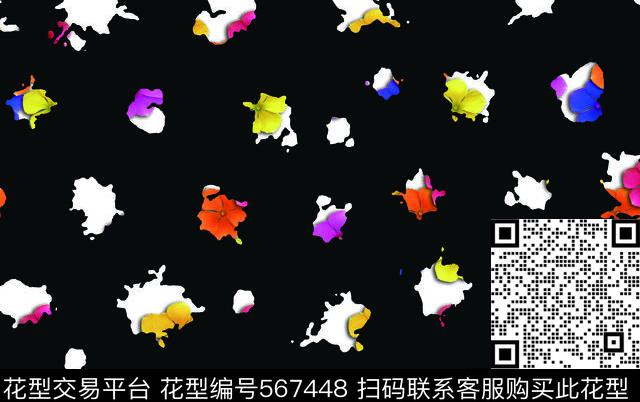 韩版小碎花简单数码印花华亿平台下载（图片编号: 567448） - 瓦栏（Walan）