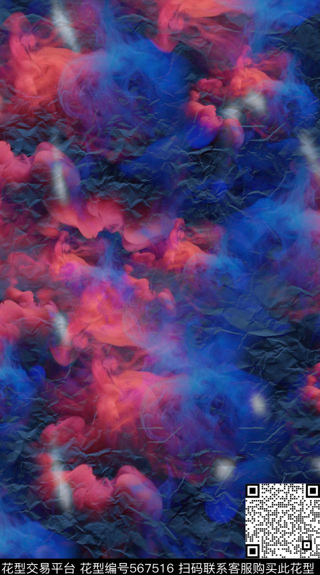 创意服装面料创意图案设计抽象数码印花华亿平台下载（图片编号: 567516） - 瓦栏（Walan）