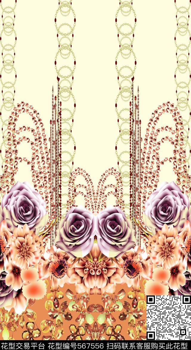 分色手绘印花数码印花传统印花华亿平台下载（图片编号: 567556） - 瓦栏（Walan）