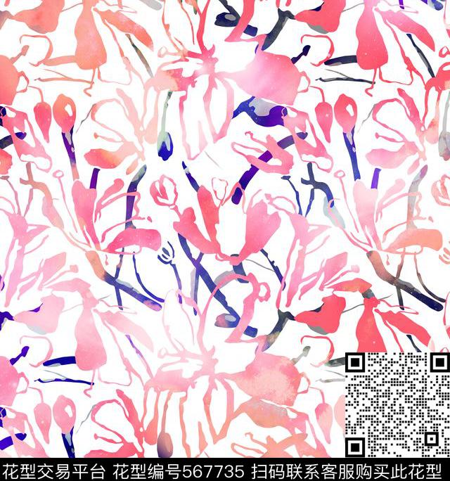 迷幻未来感时尚数码印花华亿平台下载（图片编号: 567735） - 瓦栏（Walan）