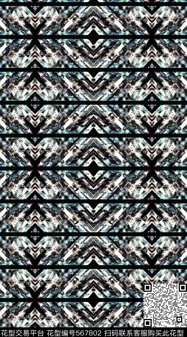 抽象创意大牌数码印花华亿平台下载（图片编号: 567802） - 瓦栏（Walan）