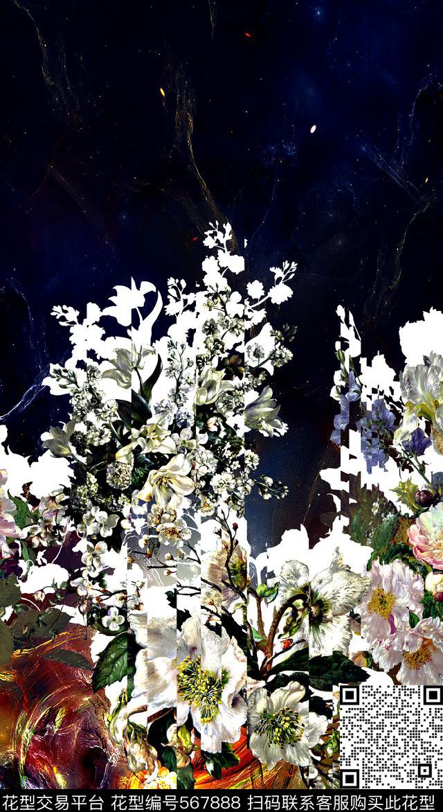 裁切创意定位数码印花华亿平台下载（图片编号: 567888） - 瓦栏（Walan）