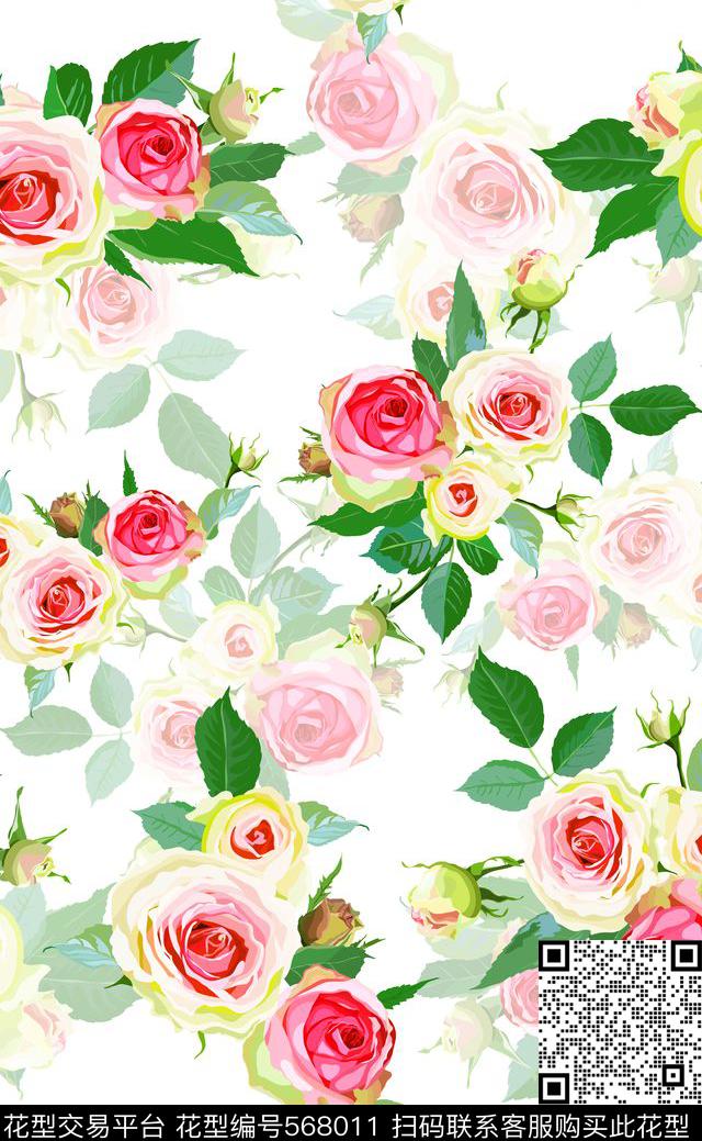 玫瑰沙发布最新流行数码印花华亿平台下载（图片编号: 568011） - 瓦栏（Walan）