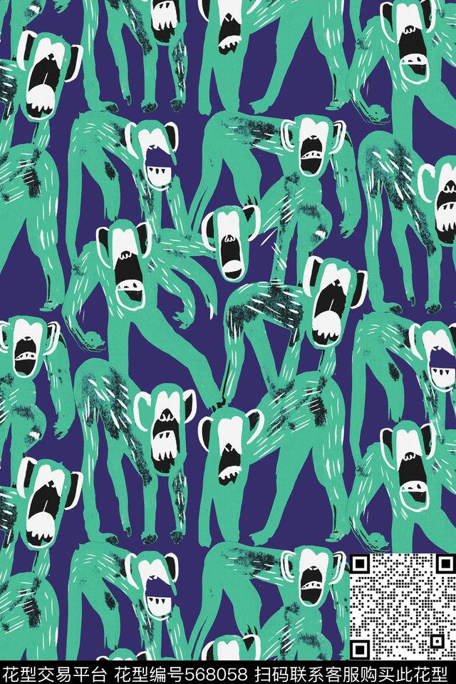 动物传统印花华亿平台下载（图片编号: 568058） - 瓦栏（Walan）