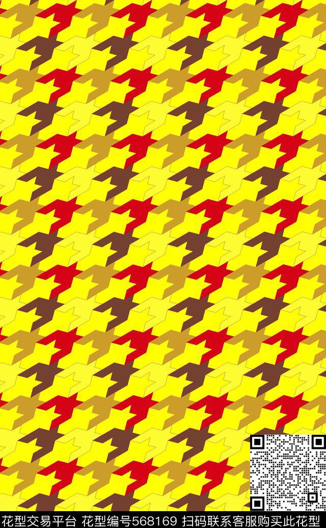 时尚几何传统印花华亿平台下载（图片编号: 568169） - 瓦栏（Walan）