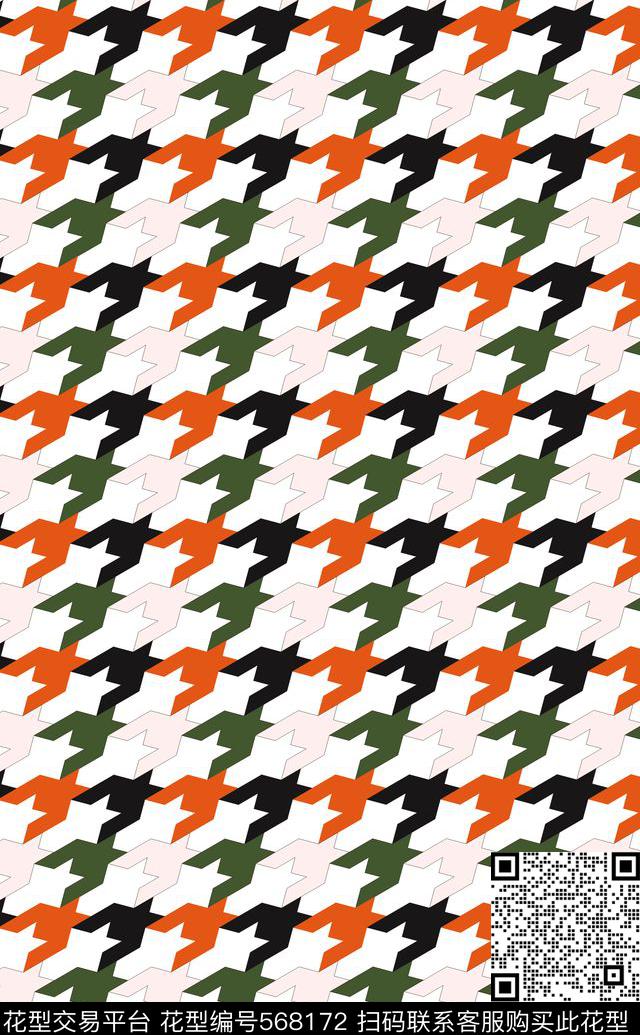 时尚几何传统印花华亿平台下载（图片编号: 568172） - 瓦栏（Walan）