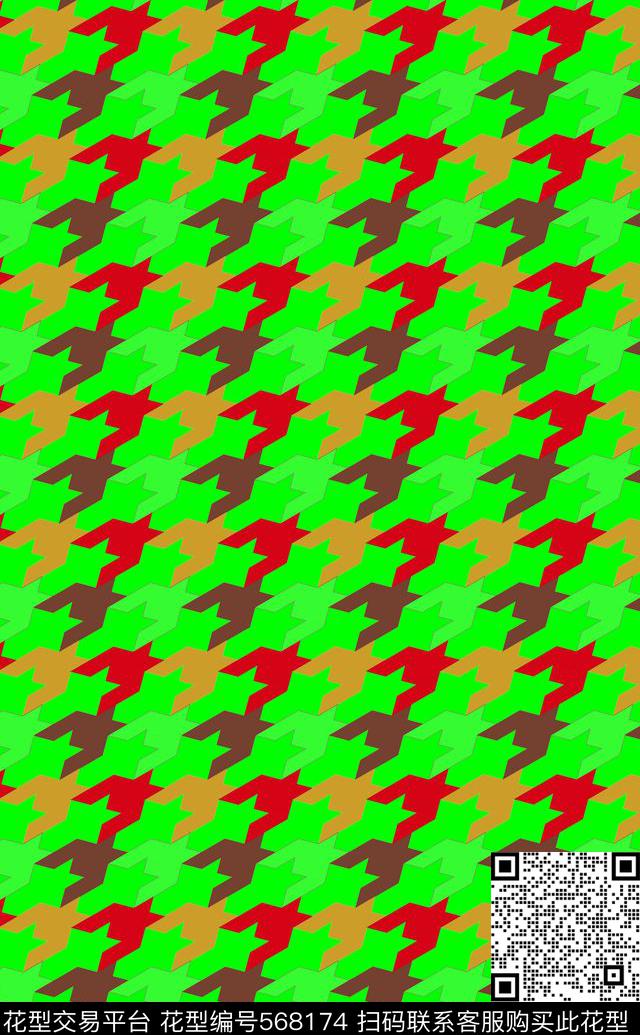 时尚几何传统印花华亿平台下载（图片编号: 568174） - 瓦栏（Walan）