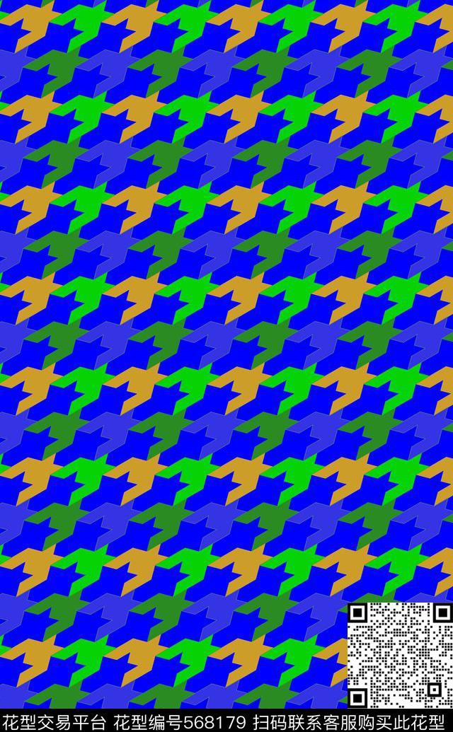 时尚几何传统印花华亿平台下载（图片编号: 568179） - 瓦栏（Walan）