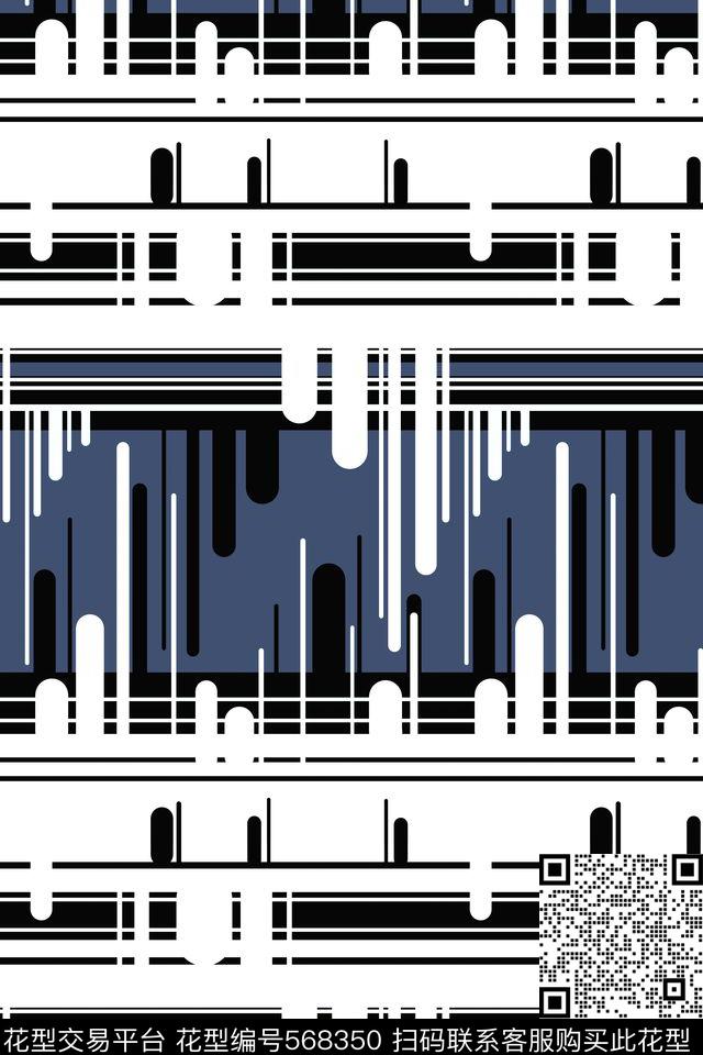 抽象创意线框传统印花华亿平台下载（图片编号: 568350） - 瓦栏（Walan）