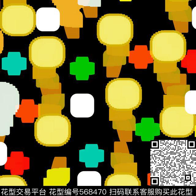 2时尚花卉数码印花华亿平台下载（图片编号: 568470） - 瓦栏（Walan）