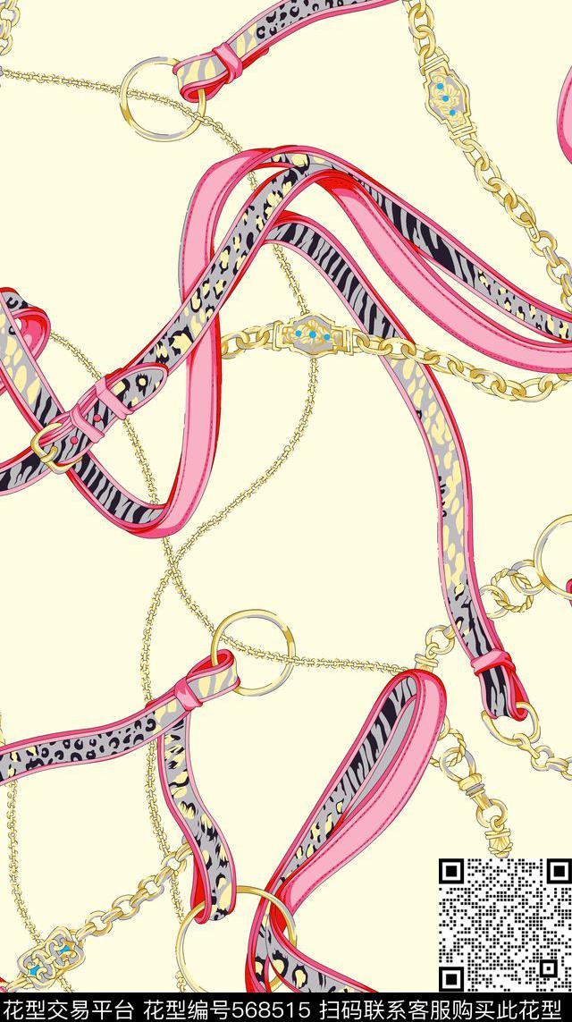 抽象动物仿古传统印花华亿平台下载（图片编号: 568515） - 瓦栏（Walan）