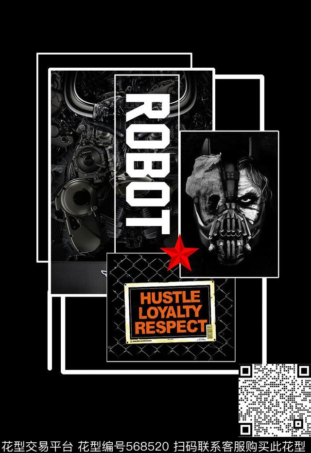 男装数码印花潮流时尚定位机器人数码印花华亿平台下载（图片编号: 568520） - 瓦栏（Walan）