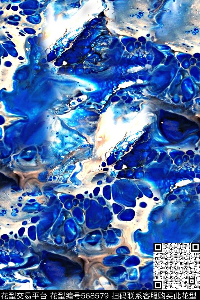 时尚大牌欧美风格彩色油画地理数码印花华亿平台下载（图片编号: 568579） - 瓦栏（Walan）