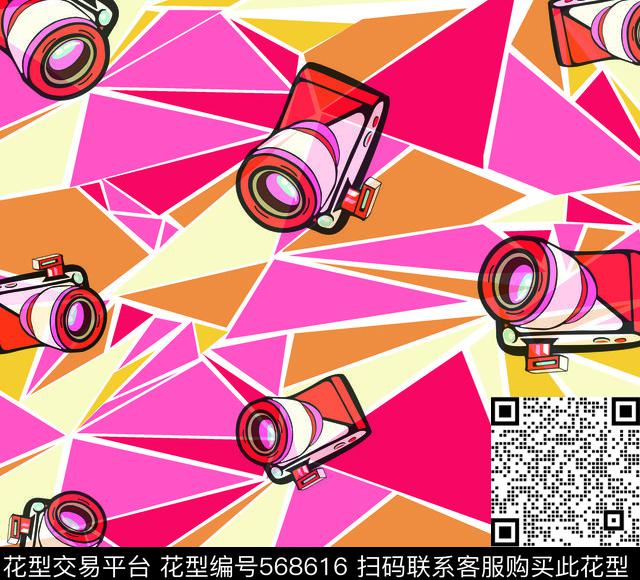 卡通图案几何欧美传统印花华亿平台下载（图片编号: 568616） - 瓦栏（Walan）