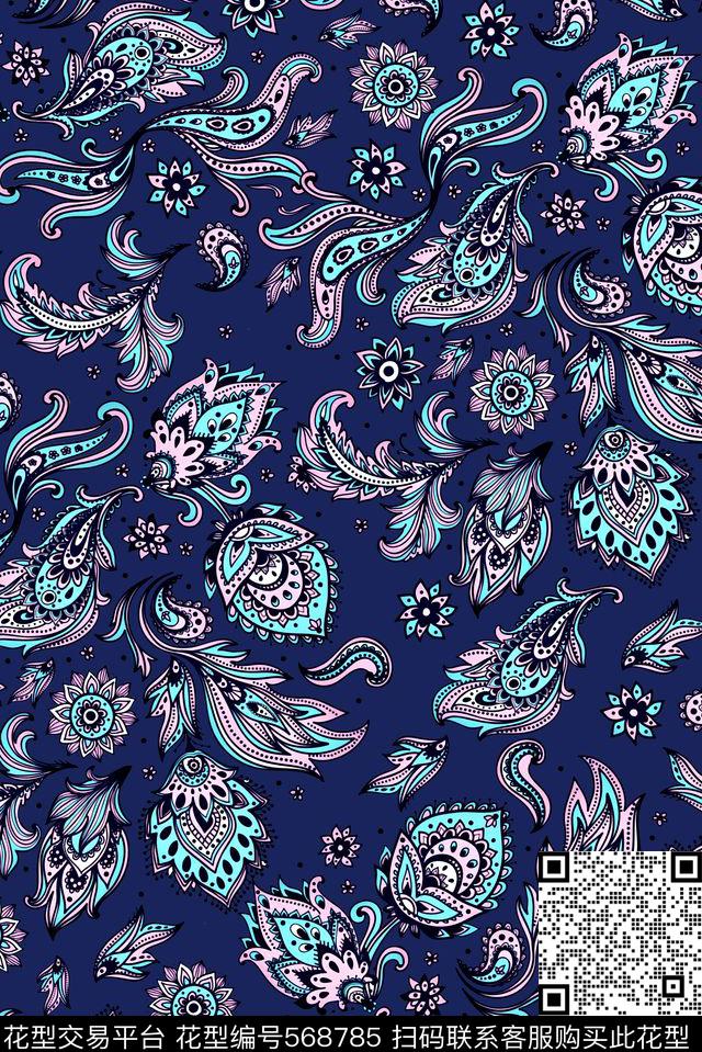 布印精品男装女装家纺丝巾壁纸壁画墙纸沙发布艺窗帘箱包印花满版传统印花华亿平台下载（图片编号: 568785） - 瓦栏（Walan）
