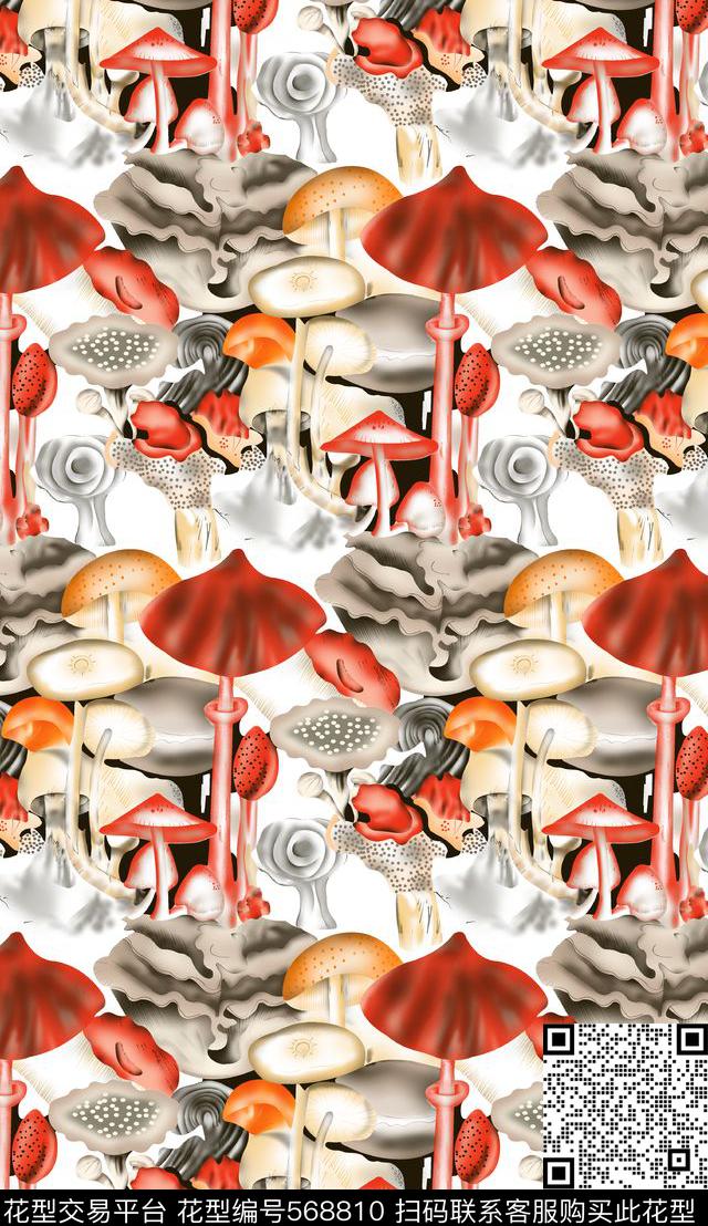 树林分色风景传统印花华亿平台下载（图片编号: 568810） - 瓦栏（Walan）