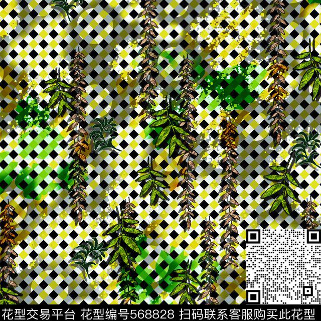 不规则几何几何线条几何拼贴数码印花华亿平台下载（图片编号: 568828） - 瓦栏（Walan）