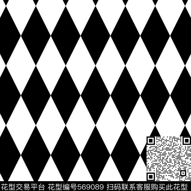 黑白几何图形四方连续传统华亿平台1传统华亿平台1黑白传统印花华亿平台下载（图片编号: 569089） - 瓦栏（Walan）