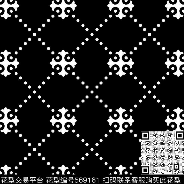几何图形黑白传统纹样华亿平台传统纹样华亿平台黑白传统印花华亿平台下载（图片编号: 569161） - 瓦栏（Walan）