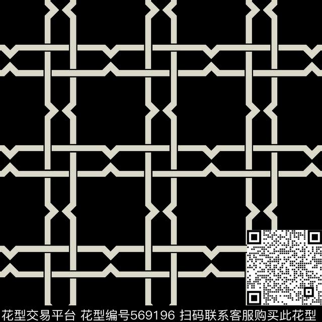 几何图形黑白传统纹样华亿平台黑白传统几何纹样传统印花华亿平台下载（图片编号: 569196） - 瓦栏（Walan）