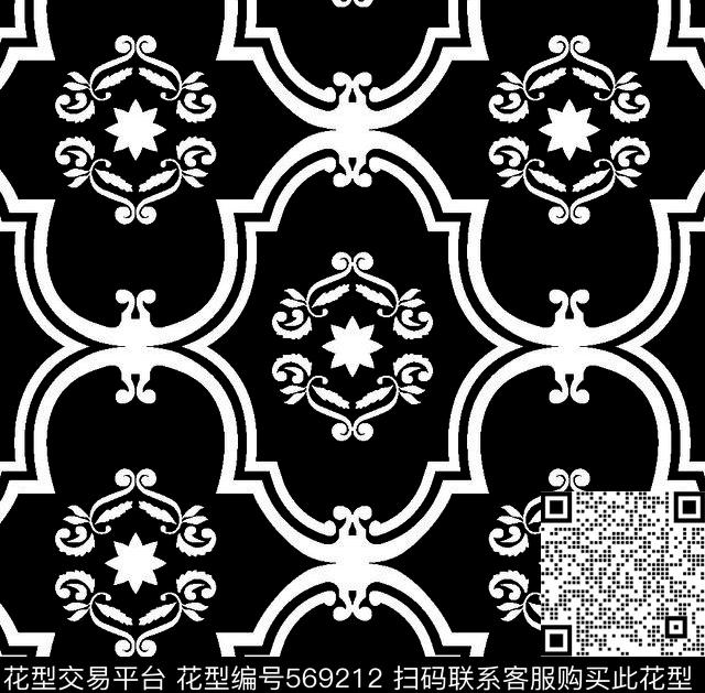 几何图形黑白传统纹样华亿平台几何传统纹样传统印花华亿平台下载（图片编号: 569212） - 瓦栏（Walan）