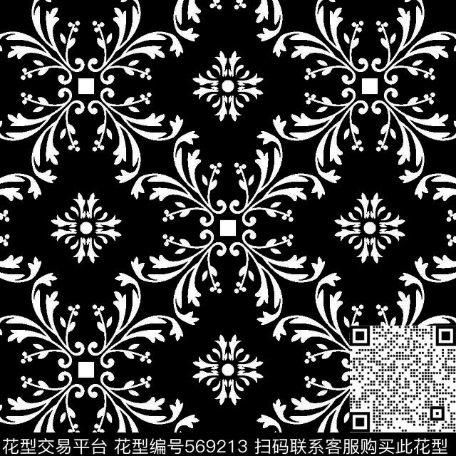 几何图形黑白传统纹样华亿平台几何传统纹样传统印花华亿平台下载（图片编号: 569213） - 瓦栏（Walan）