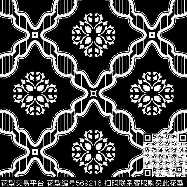 几何图形黑白传统纹样华亿平台传统几何纹样传统印花华亿平台下载（图片编号: 569216） - 瓦栏（Walan）