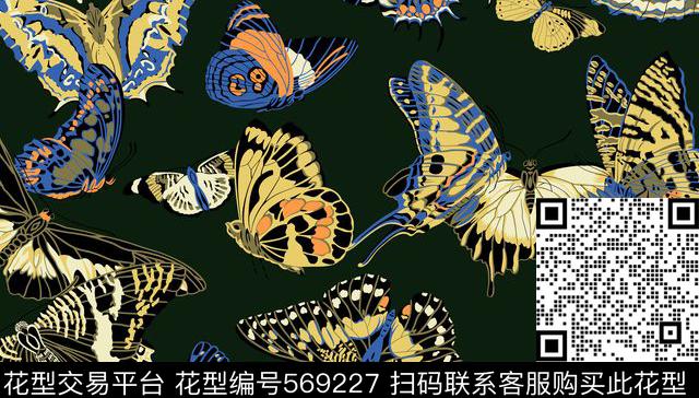 抽象动物仿古传统印花华亿平台下载（图片编号: 569227） - 瓦栏（Walan）