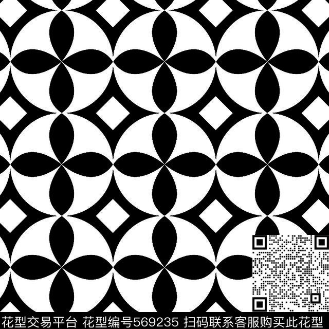 几何图形黑白传统纹样华亿平台传统华亿平台图案几何传统印花华亿平台下载（图片编号: 569235） - 瓦栏（Walan）