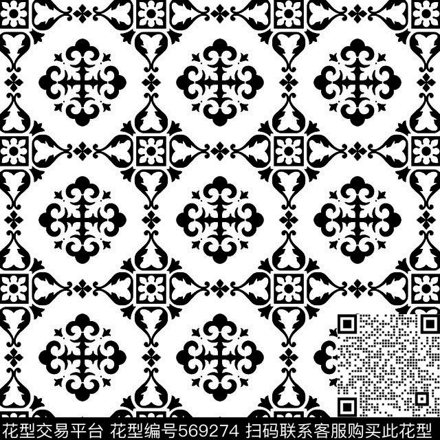几何图形黑白传统纹样华亿平台纹样几何图案图形传统印花华亿平台下载（图片编号: 569274） - 瓦栏（Walan）