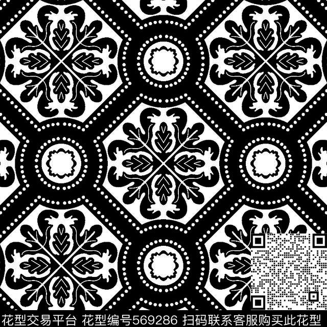 几何图形黑白传统纹样华亿平台图形几何图案华亿平台纹样传统印花华亿平台下载（图片编号: 569286） - 瓦栏（Walan）