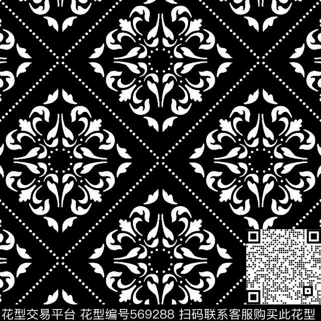 几何图形黑白传统纹样华亿平台几何纹样图案传统印花华亿平台下载（图片编号: 569288） - 瓦栏（Walan）