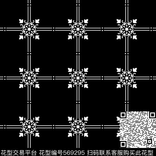 几何图形黑白传统纹样华亿平台图形图案几何纹样传统印花华亿平台下载（图片编号: 569295） - 瓦栏（Walan）