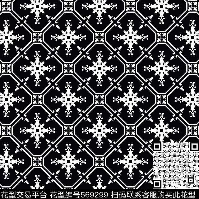 几何图形黑白传统纹样华亿平台几何纹样图案图形传统印花华亿平台下载（图片编号: 569299） - 瓦栏（Walan）