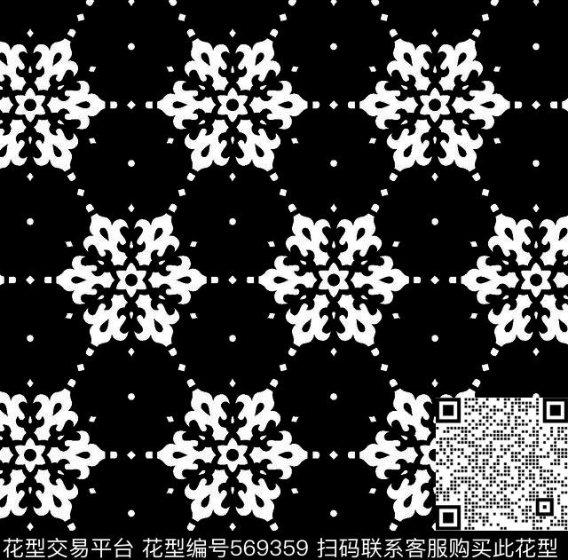 几何图形黑白传统纹样华亿平台图案几何连续传统印花华亿平台下载（图片编号: 569359） - 瓦栏（Walan）