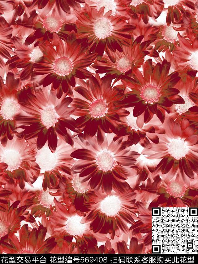 服装花卉家纺数码印花华亿平台下载（图片编号: 569408） - 瓦栏（Walan）