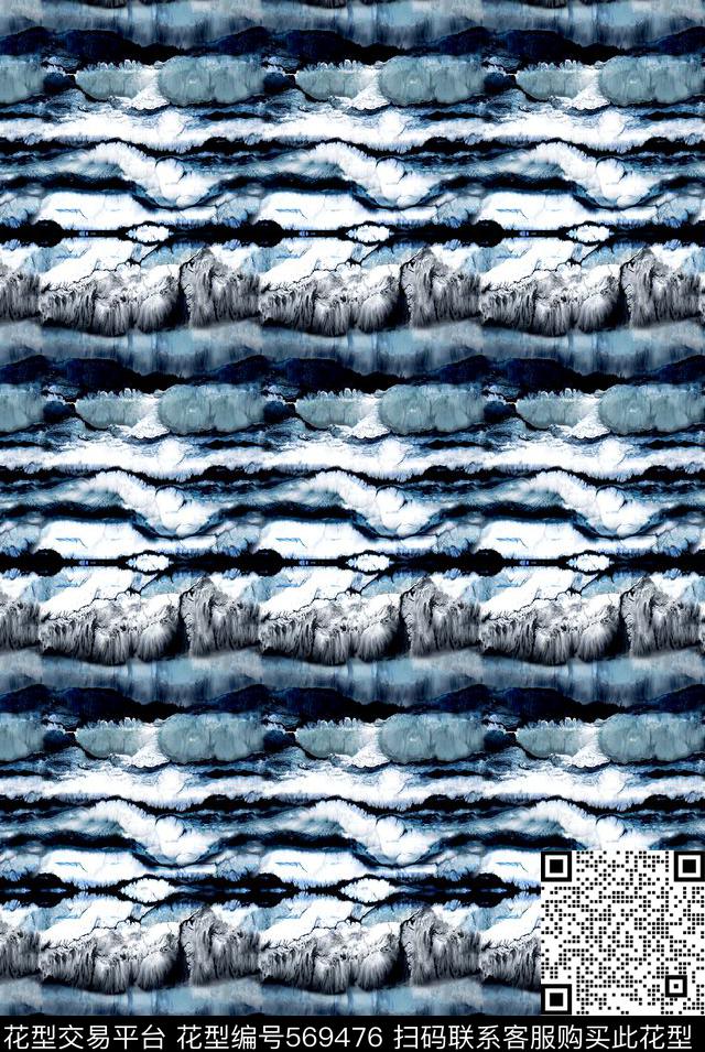 时尚水纹理MZR-休闲时尚印花数码印花华亿平台下载（图片编号: 569476） - 瓦栏（Walan）